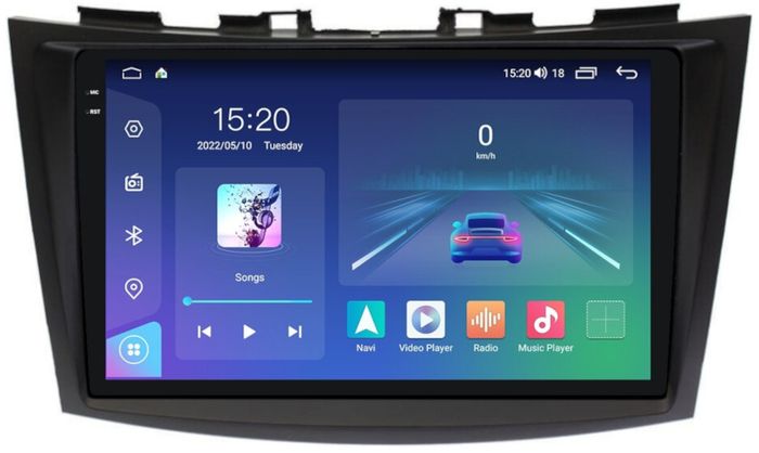 Магнитола для Suzuki Swift 2011-2015 - Parafar PF054U2K на Android 13, Быстрая, QLED+2K, CarPlay, 4G SIM-слот