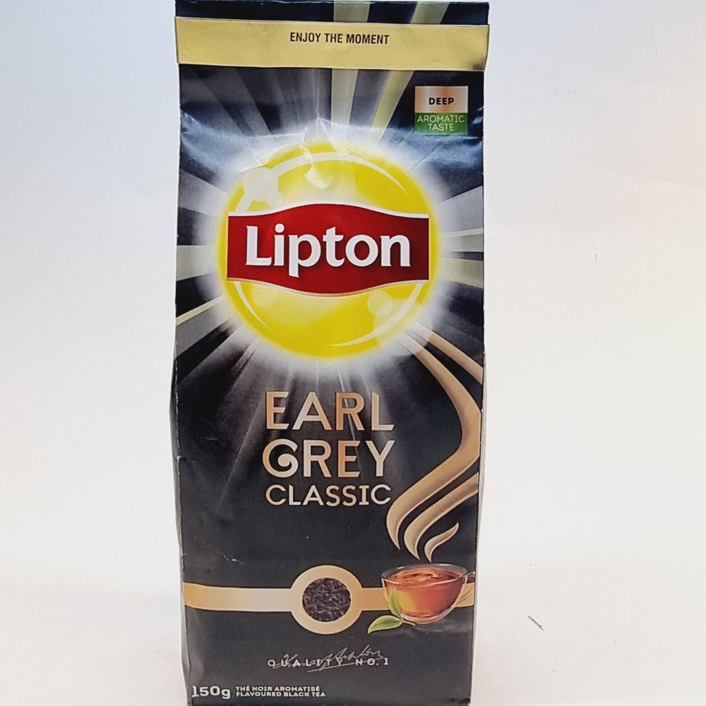 Чай черный рассыпной Lipton Classic Earl Grey 150 г (Из Финляндии)