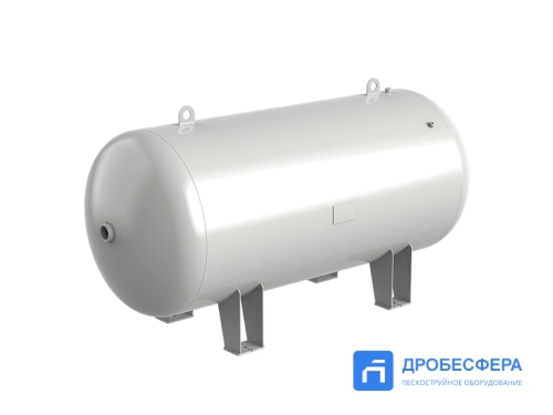 Ресивер для компрессора РГ 900/10 горизонтальный нержавеющая сталь