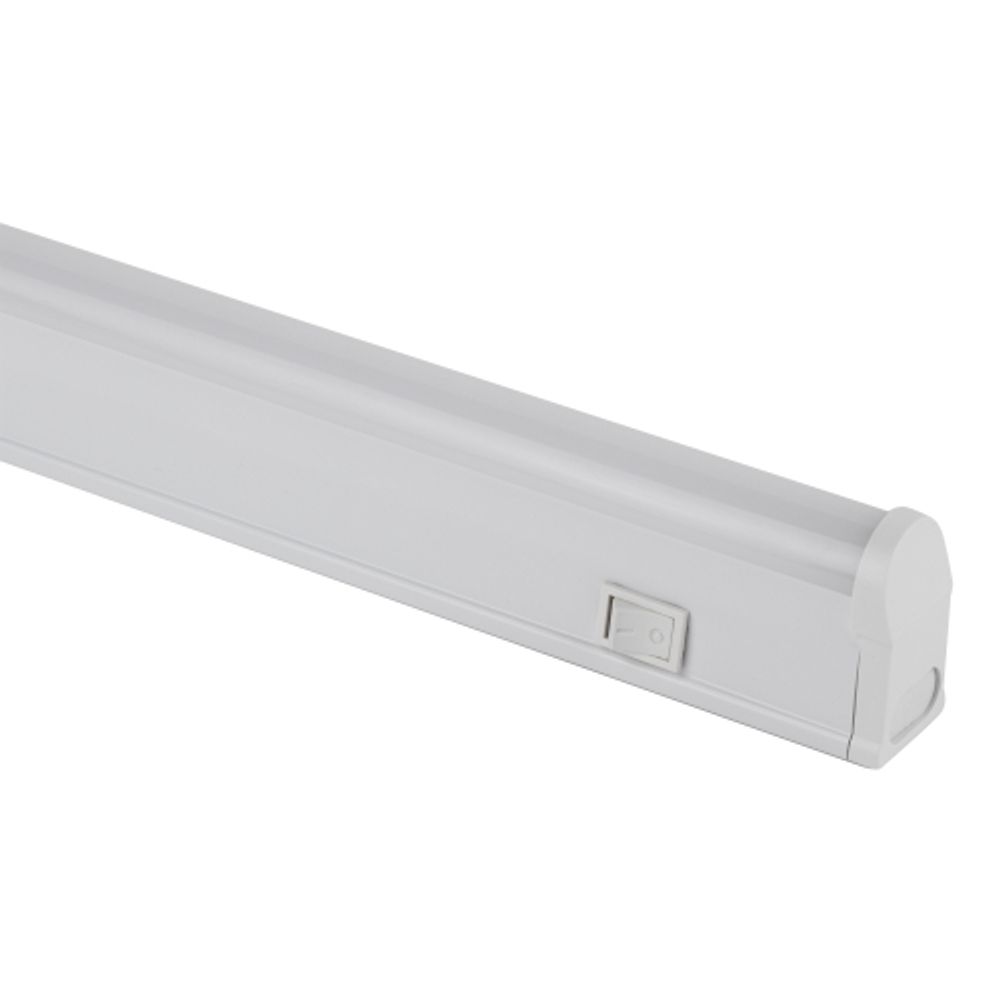 Линейный светодиодный светильник ЭРА LLED-01-16W-4000-W 16Вт 4000K L1174мм с выключателем | Бытовые светодиодные линейные светильники