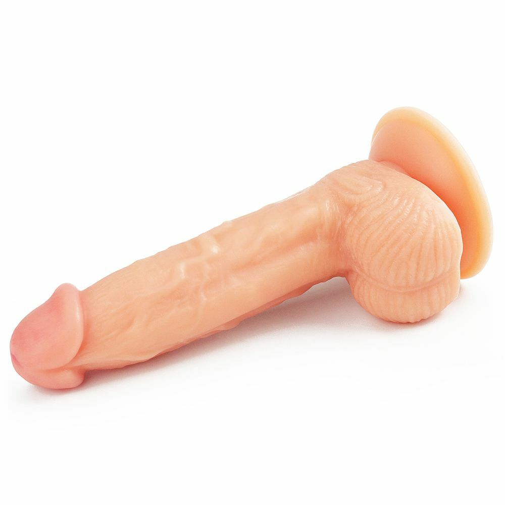 Телесный фаллоимитатор 8 The Ultra Soft Dude - 20 см. (Цвет: телесный)