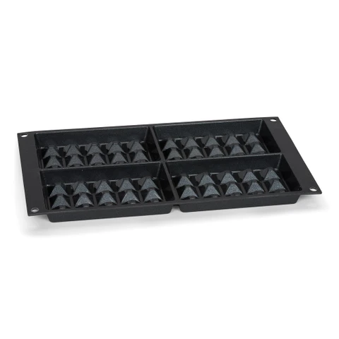 Форма для выпечки вафель на 4 ячейки силиконовая Patisse Starflex 29х17х2 см