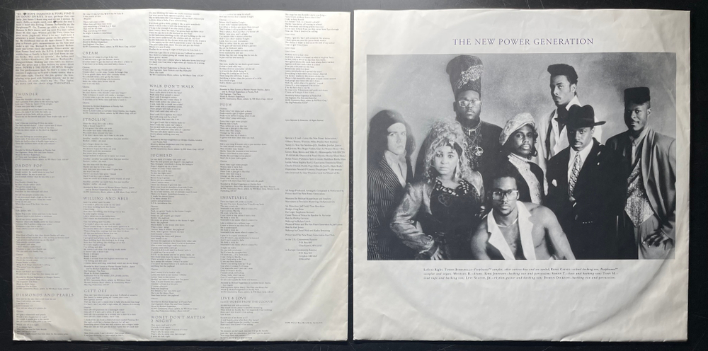 Prince & The New Power Generation - Diamonds And Pearls 2LP (Германия 1991г.)