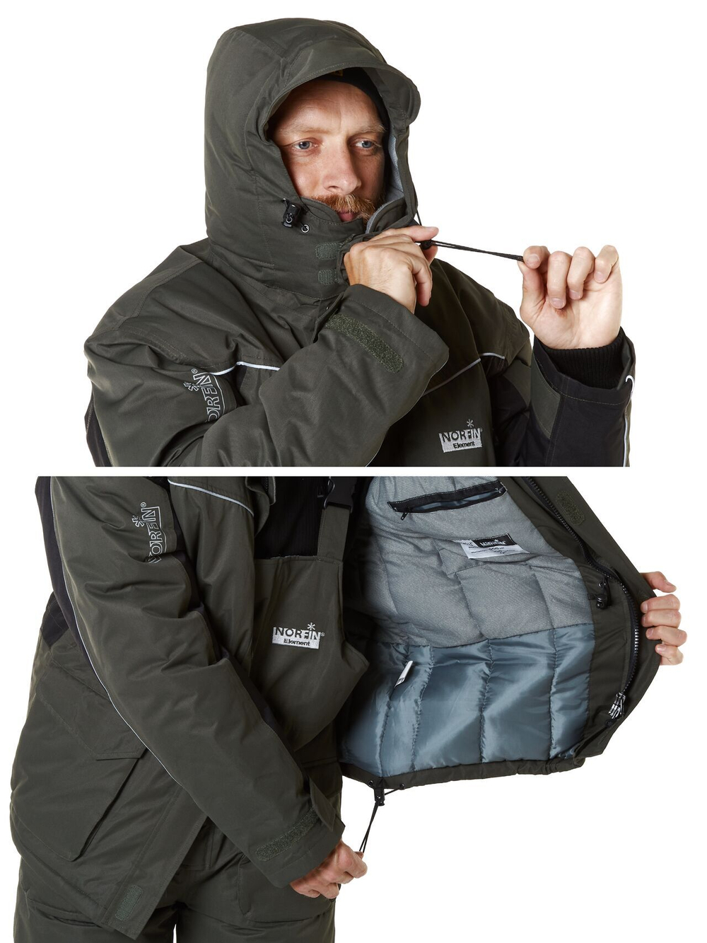 Костюм зимний Norfin ELEMENT GRAY XXXL