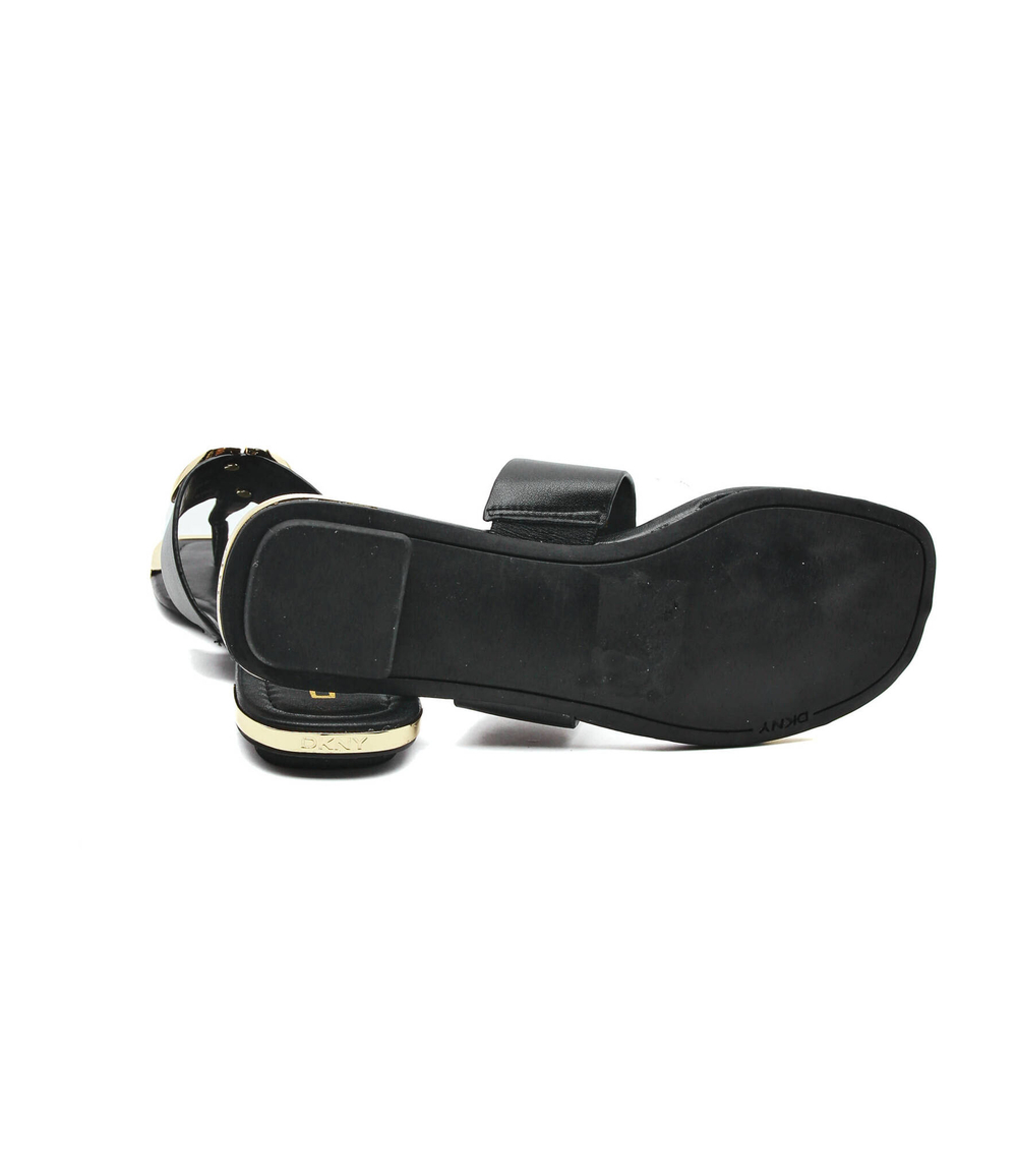 кожаное вьетнамки halcott DKNY - черный(K4051669)