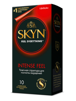 Презервативы безлатексные SKYN Intense Feel Точечная структура, 10 шт