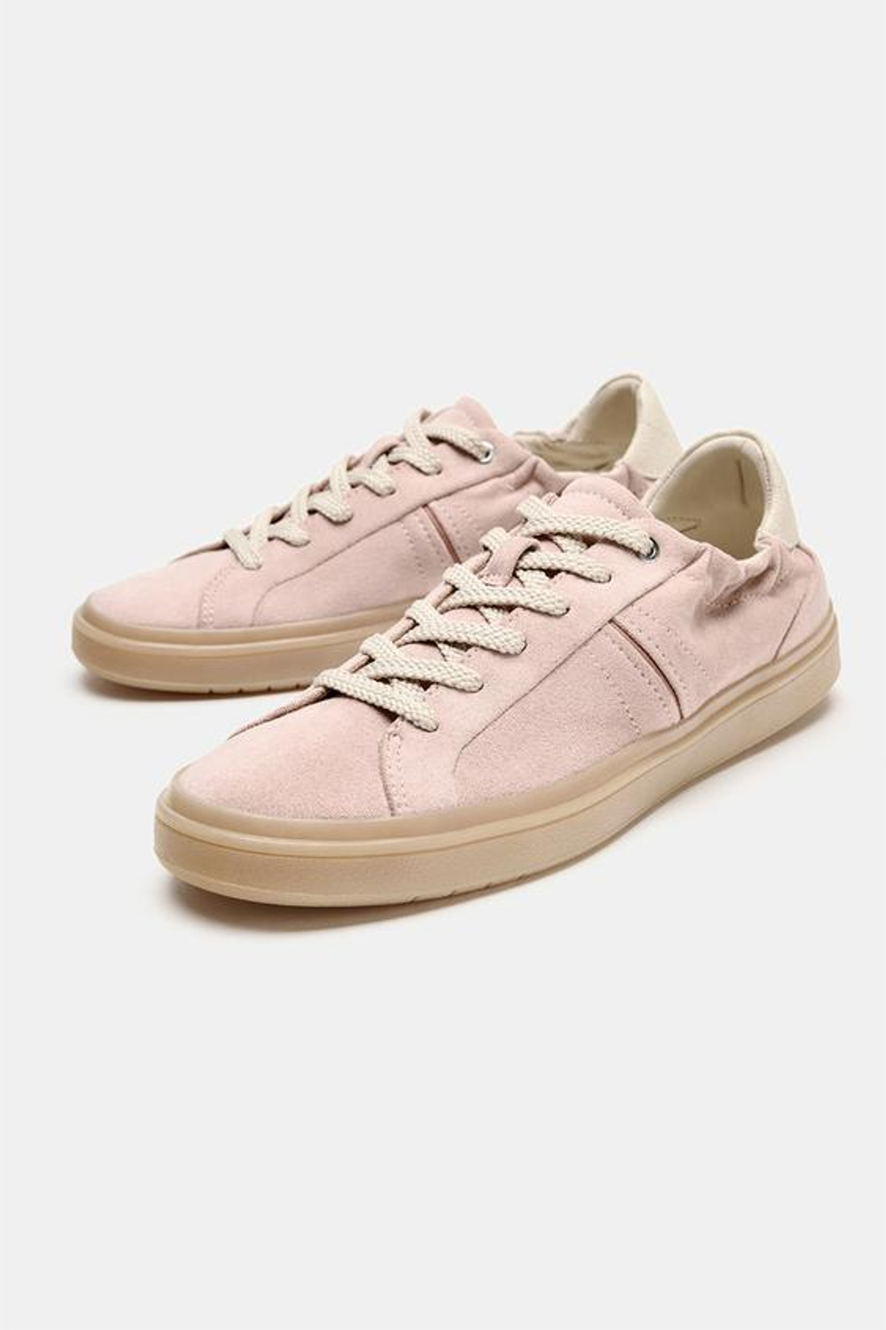 ZARA КРОССОВКИ С ДЕТАЛЬЮ НА ЗАДНИКЕ, РОЗОВЫЙ