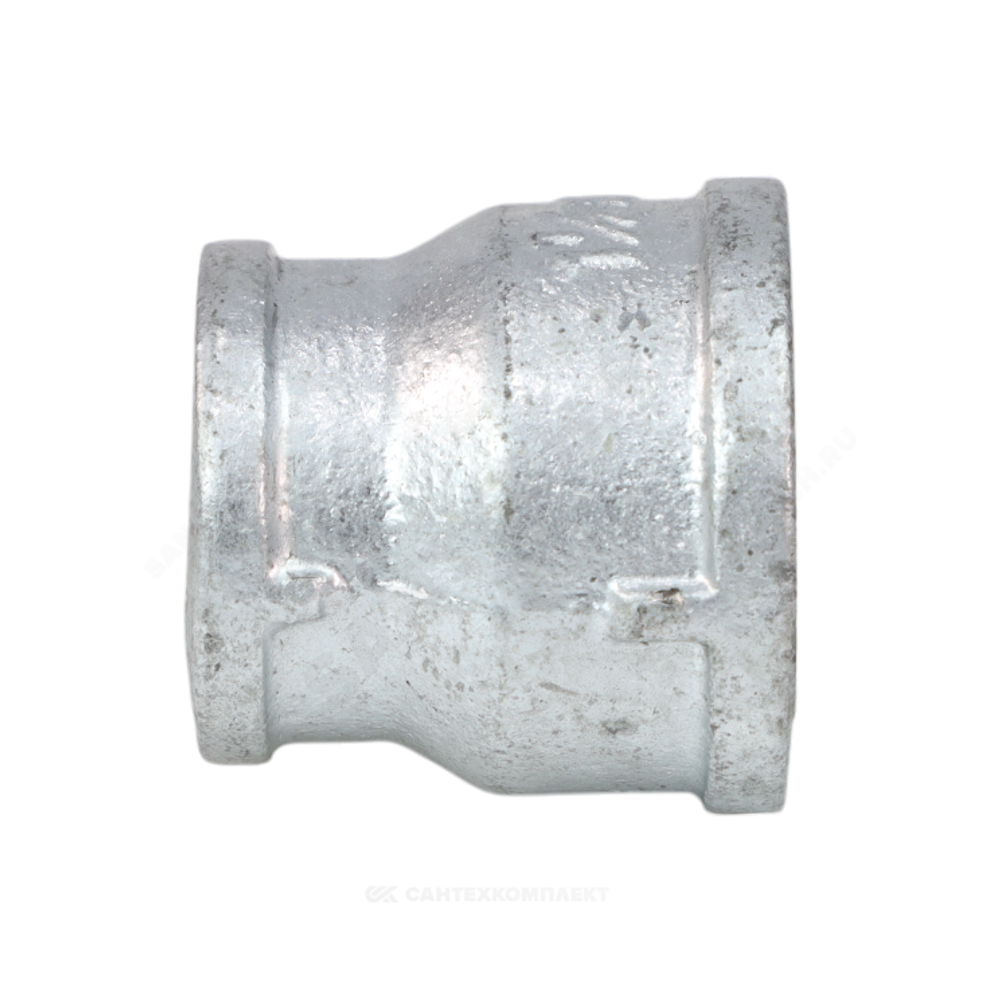 Муфта переходная чугун оц Ду 50х15 (2"х1/2") ВР Fittex PLUS