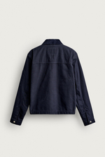 ДЖИНСОВАЯ КУРТКА С НАШИВКАМИ И ВОРОТНИКОМ — ZARA