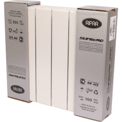 RIFAR SUPReMO 350  6 секций радиатор биметаллический боковое подключение (белый RAL 9016)