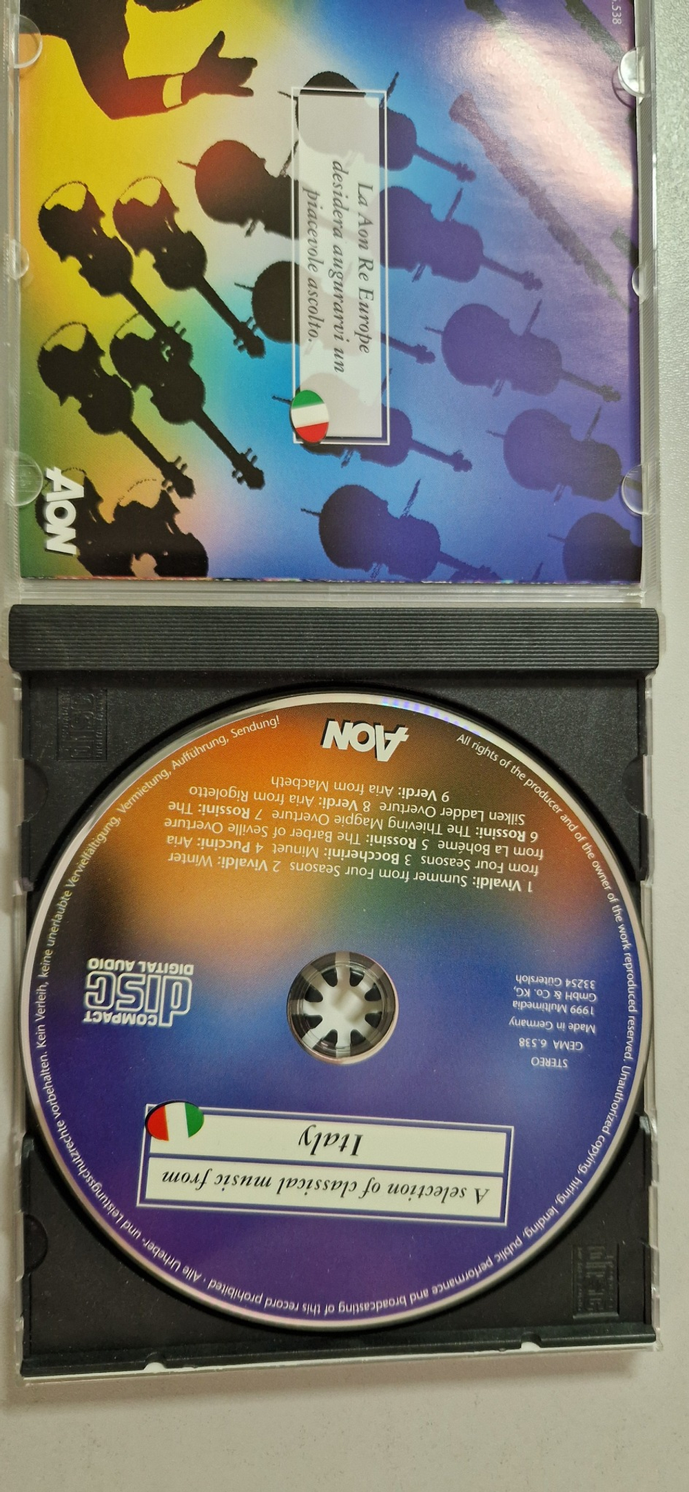 CD: VA — «A selection classical music from italy» (2004)