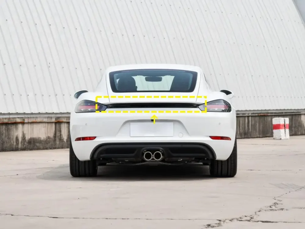 Карбоновый спойлер для Porsche 718 982 Cayman/Boxster 2016+ Порше