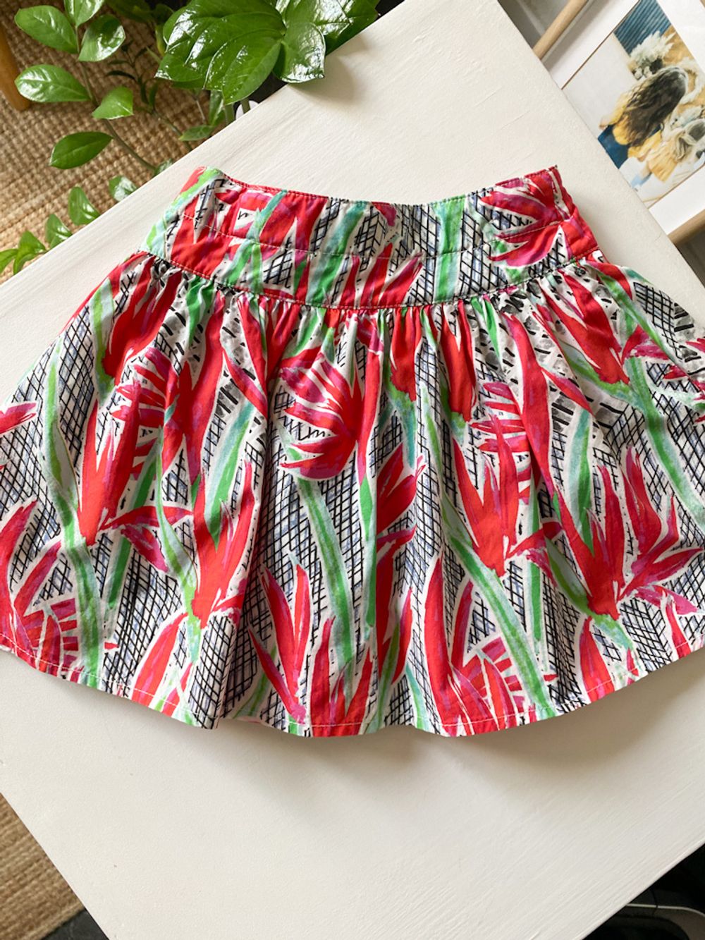 Хлопковая юбка Kenzo с утяжкой, 104