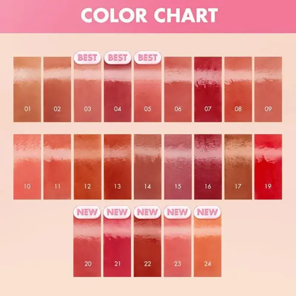 Глянцевый тинт для губ ROM&ND Juicy Lasting Tint - 19 Summer Scent