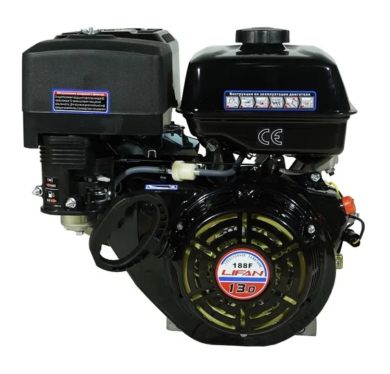 Двигатель бензиновый "LIFAN" 188F (13 л.с.)
