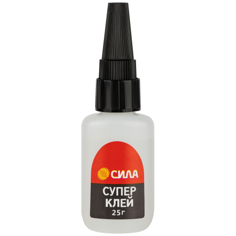 Супер-клей СИЛА SGTB-25 25 г пластик туба | Сила