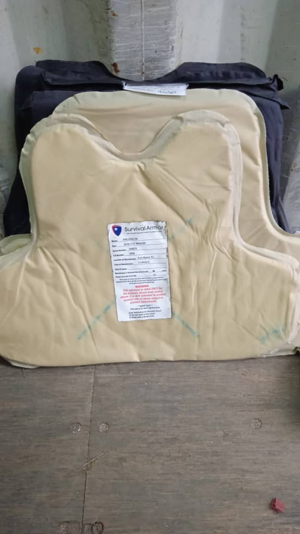 Баллистический кевларовый пакет "Survival Body Armour" Б/У