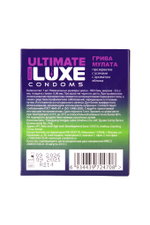 Презервативы Luxe Грива Мулата Яблоко черный