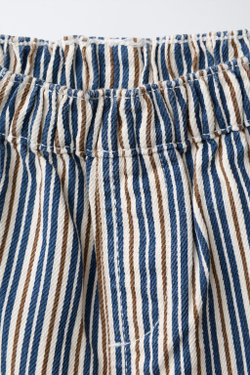 ZARA БРЮКИ ИЗ ТВИЛА В ПОЛОСКУ, СИНИЙ/ИНДИГО