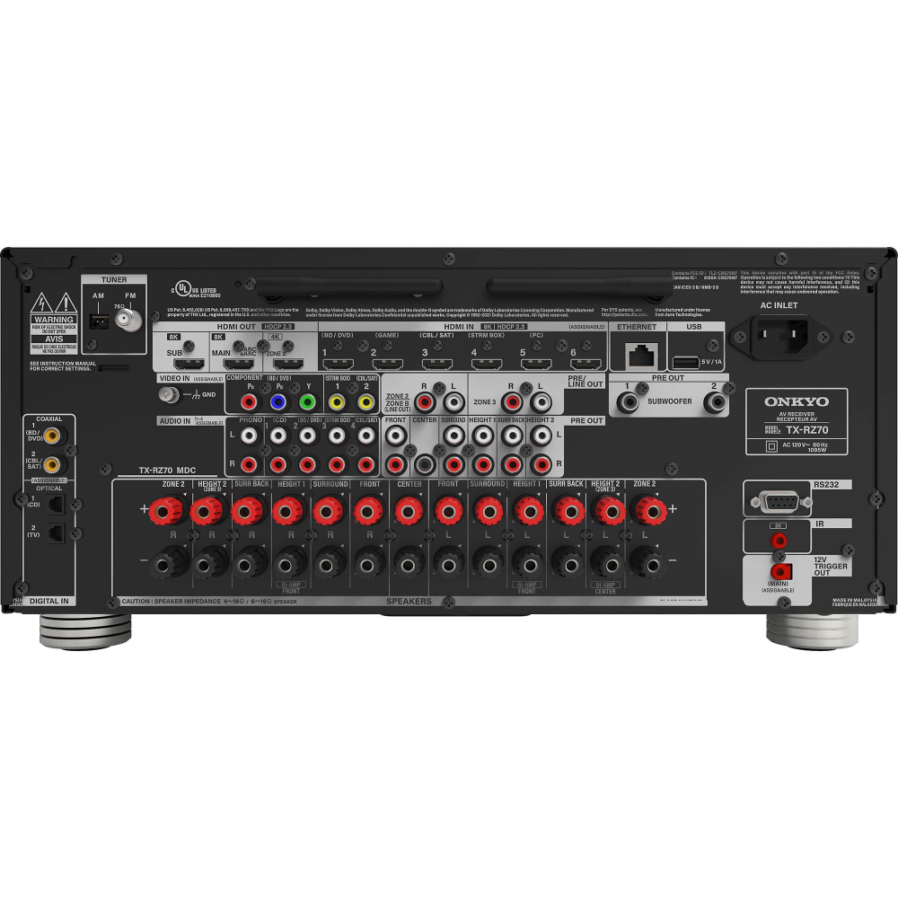AV ресивер Onkyo TX-RZ70 Black