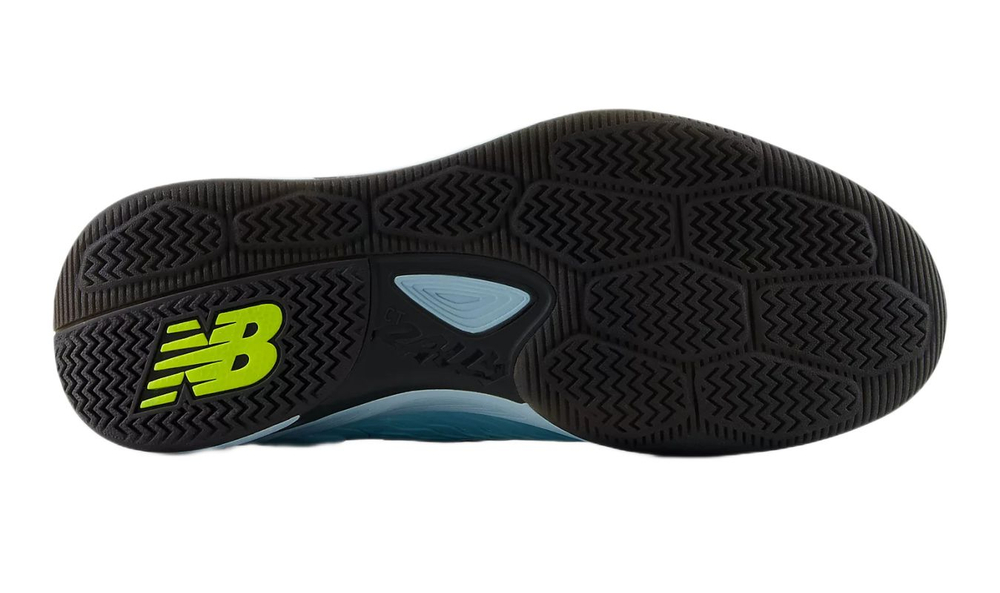 Теннисные кроссовки New Balance Fresh Foam X CT-Rally V2 - light blue/black/neon yellow