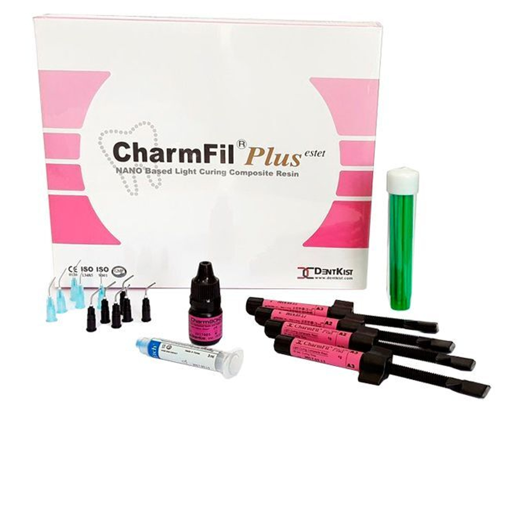 CharmFil Plus Estet Kit (ЧамФил Плюс Естет Кит) светоотверждаемый наногибридный композитный материал DentKist