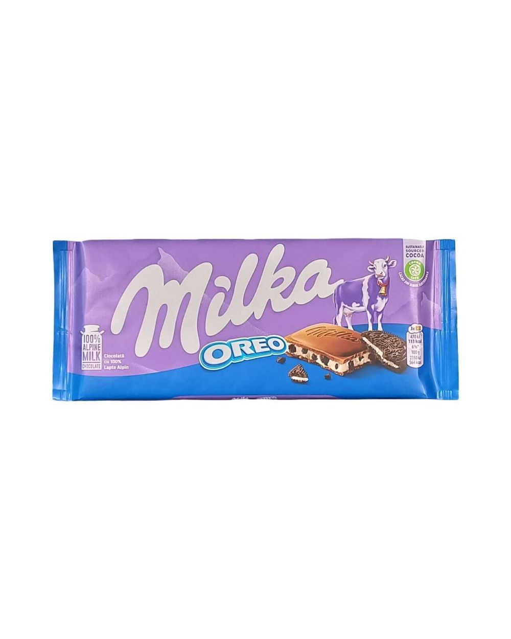 Шоколад "Милка" с кусочками ОРЕО 100г*22