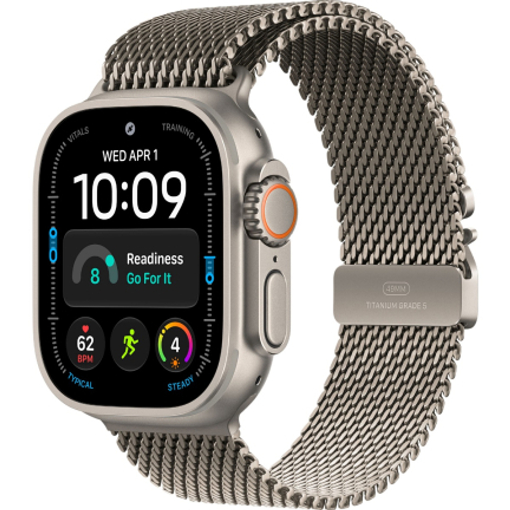 Apple Watch Ultra 4 (2026) 49mm Natural Titanium Case /Milanese Loop