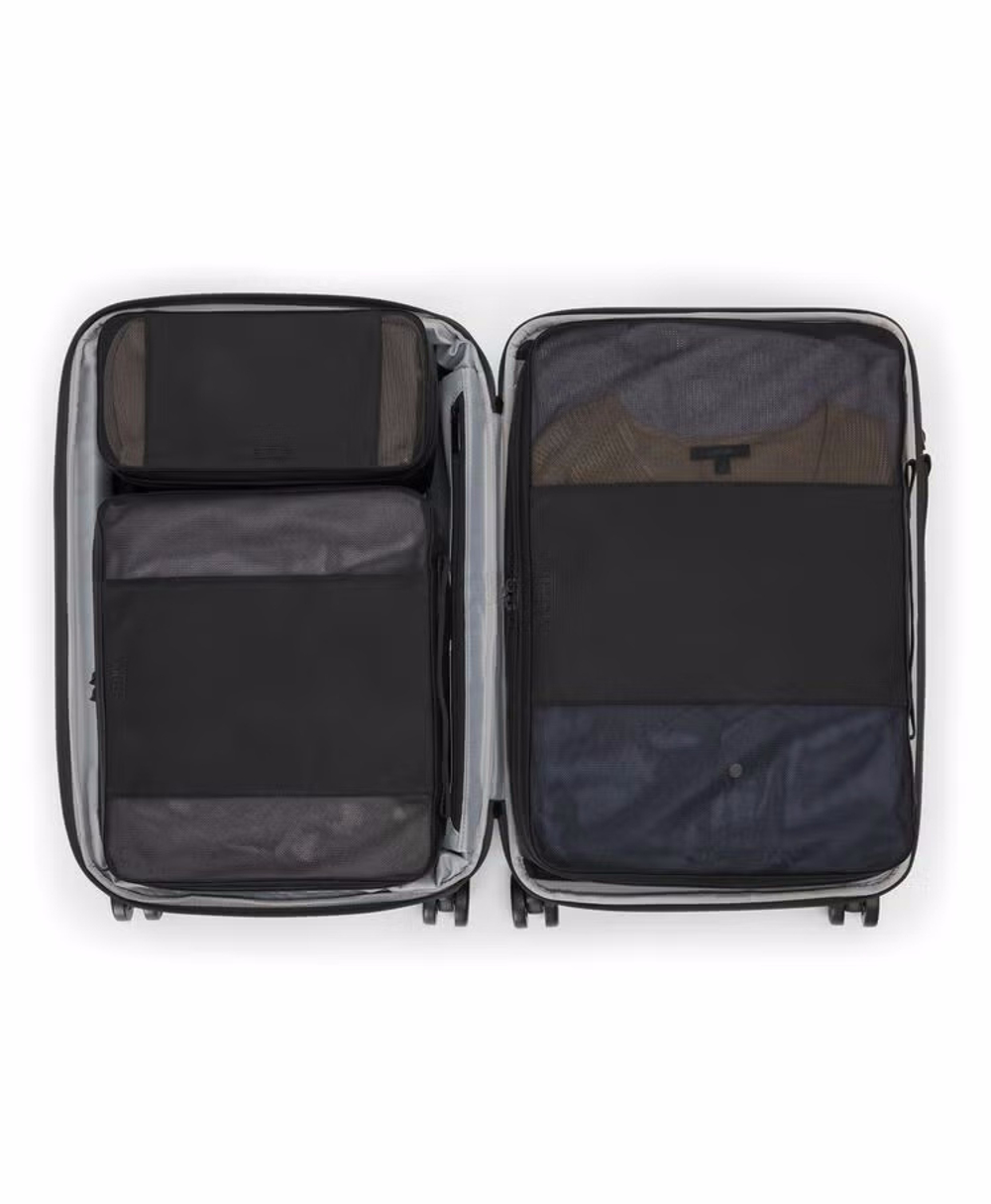 Чемодан ручная кладь с расширением Dual/Black