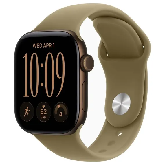 Умные часы Apple Watch Series 12 46 мм Aluminum Темная бронза Sport Band Оливковый