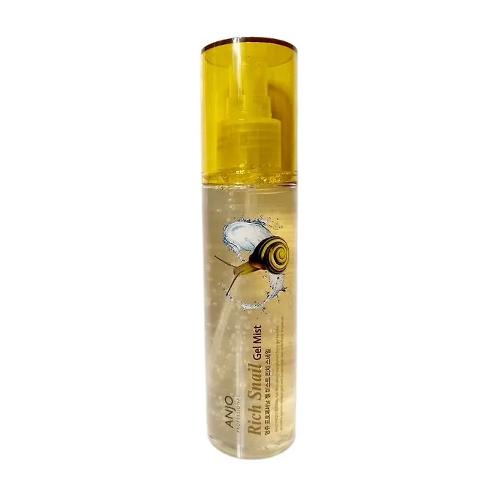 Anjo Professional Gel Mist Rich Snail Гель-мист для лица с экстрактом муцина улитки, 120мл