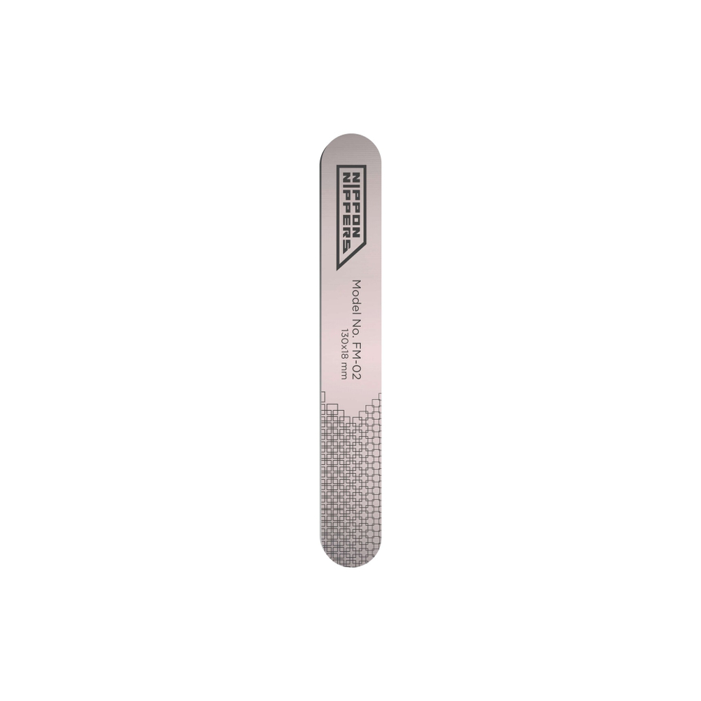 NN_FM-02 Nippon Nippers. Металлическая основа для одноразовых файлов (пилок для ногтей), 130*18 мм,