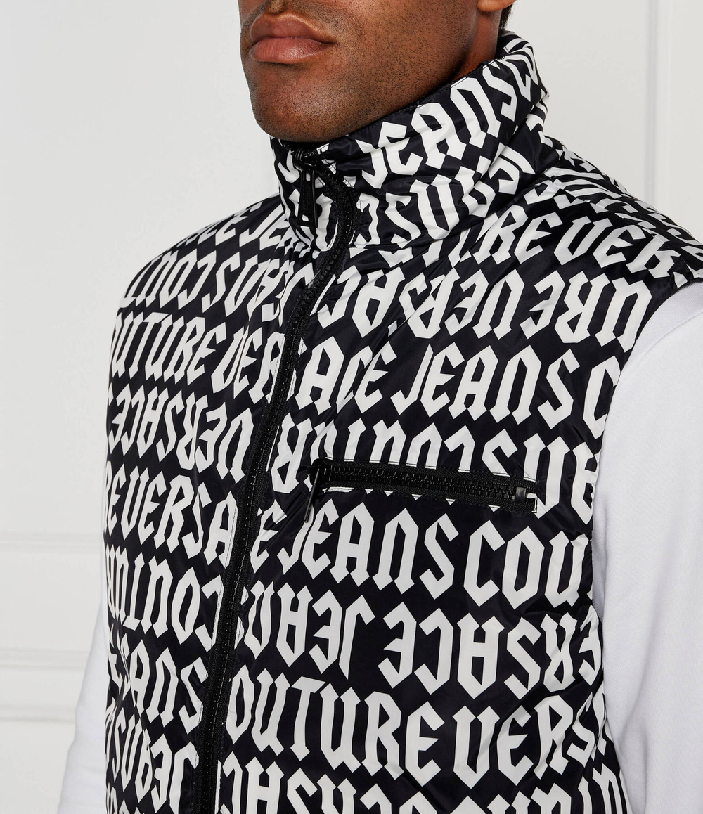 Двухсторонняя безрукавка GILET Versace Jeans Couture - черный(77GAP421CQD53)