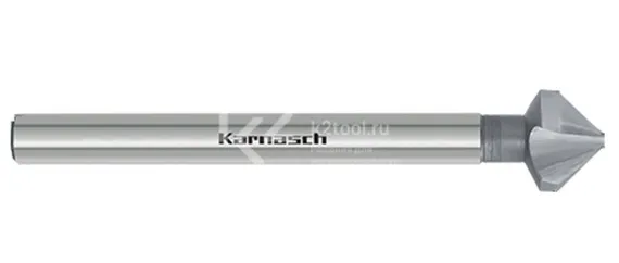Зенковка Karnasch Ø6,3 мм, 90°, HSS-XE, DIN 335, арт. 20.1720-010