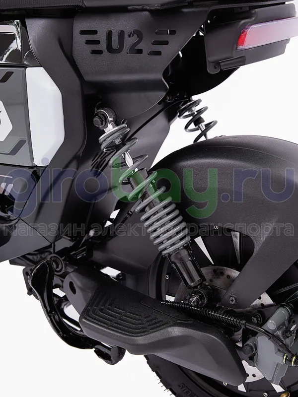 Электроскутер MINAKO U2 PRO 1500W (60V/45Ah) - Чёрный фото №14
