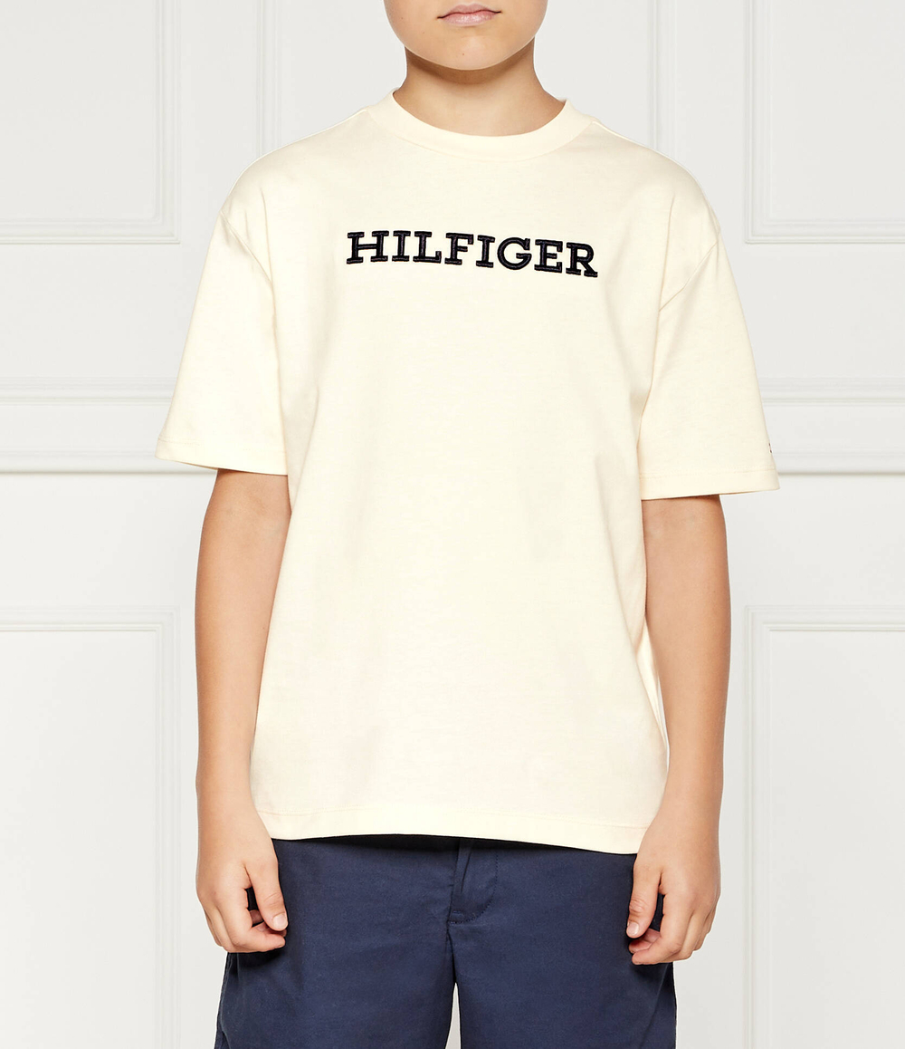 Футболка Tommy Hilfiger - кремовый(KS0KS00538)
