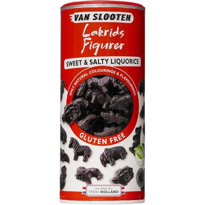 Van Slooten Конфеты лакричные жевательные в виде животных Sweet & Salty Liquorice с лакрицей 360 г (из Финляндии)