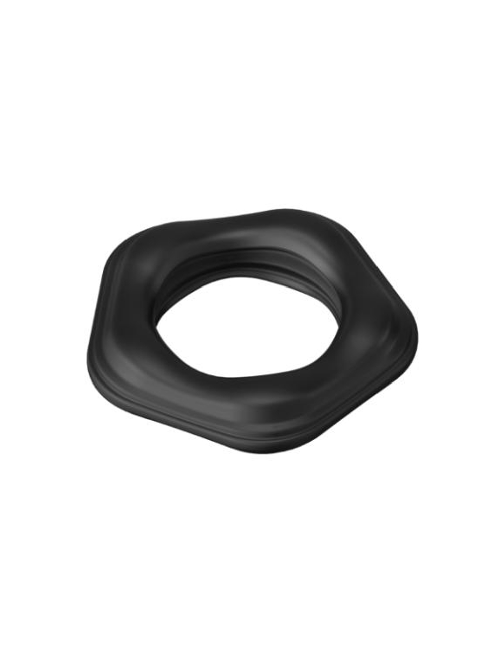 Черное эрекционное кольцо №05 Cock Ring (Цвет: черный)