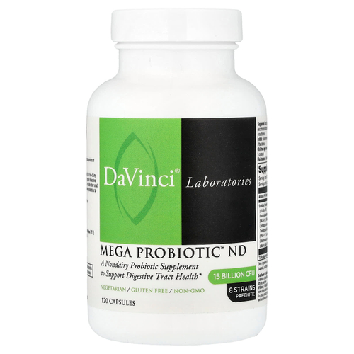 DaVinci Laboratories, Mega Probiotic™ ND, 120 капсул