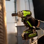 Гайковерт ударный Greenworks 24v GD24IW400,3802907 без АКБ и ЗУ