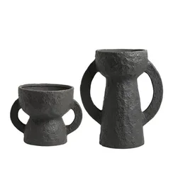 Ваза Amphora высота 34 см, черная