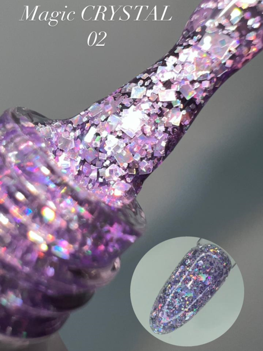 Гель-лак FOR YOU Magic Crystal № 02