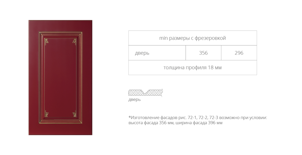 Фасад патинированный рис. 72-3