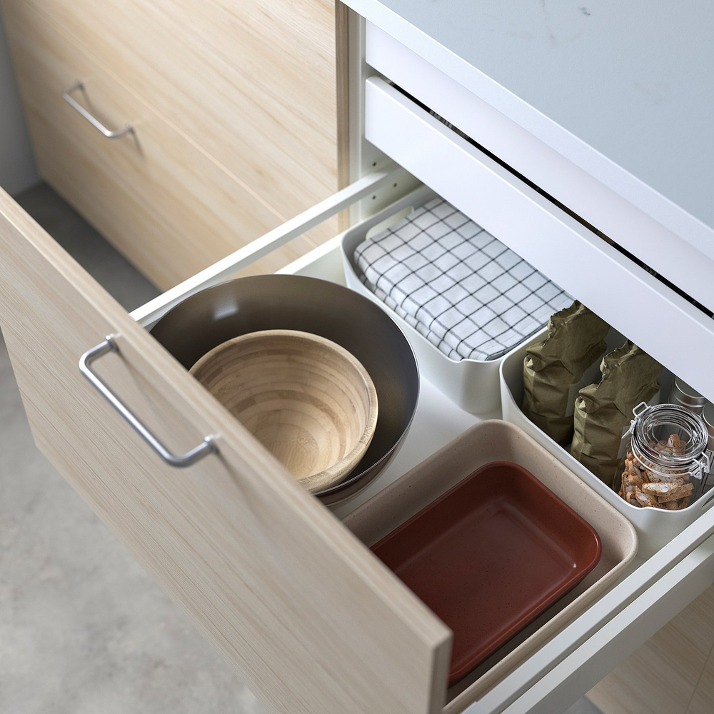 IKEA LYCKAD  (ИКЕА ЛЙСКАД)  -  Форма для запекания, 2 шт. - светло-бежевый/красно-коричневый
