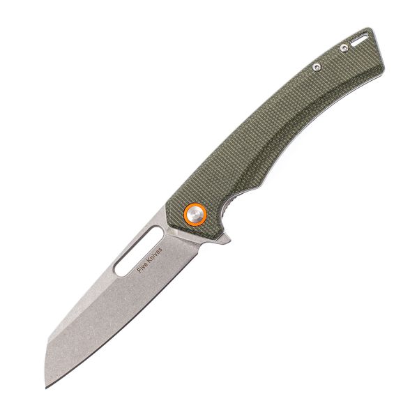 Цена наСкладной нож Five Knives 08, сталь D2, рукоять микарта, зеленый