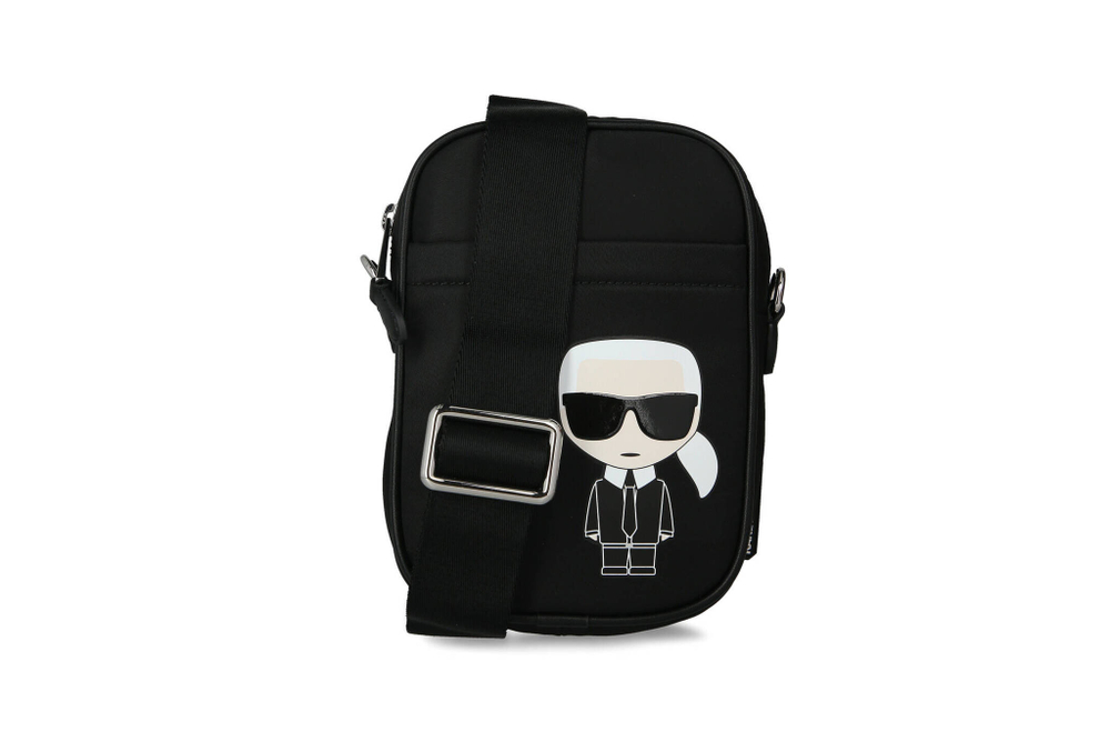 сумка-мессенджер k/ikonik Karl Lagerfeld - черный(215W3017)