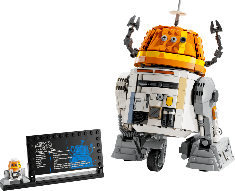 Конструктор Лего Звёздные Войны Дроид-астромеханик Чоппер 75416 | LEGO Star Wars Chopper (C1-10P) Astromech Droid 10+
