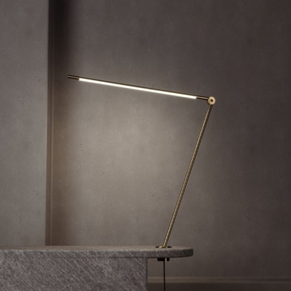 THIN TASK LAMP WITH DESK INSET