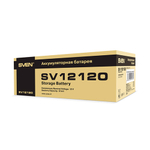 Батарея SVEN SV 12120 (12V 12Ah), напряжение 12В, емкость 12А*ч
