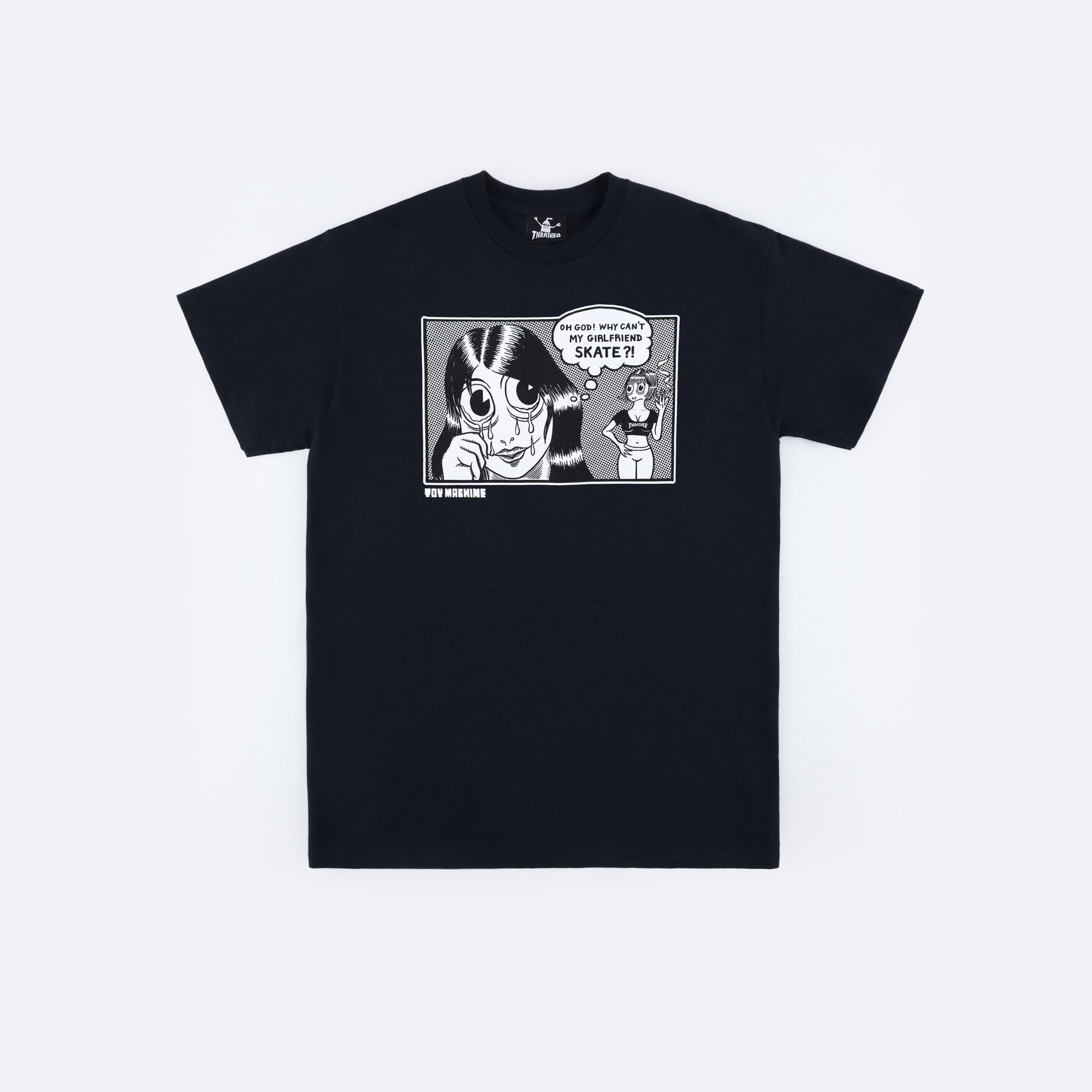 Футболка Thrasher x Toy Machine Girfriend T-Shirt (black) артикул: - купить в магазине Дайс